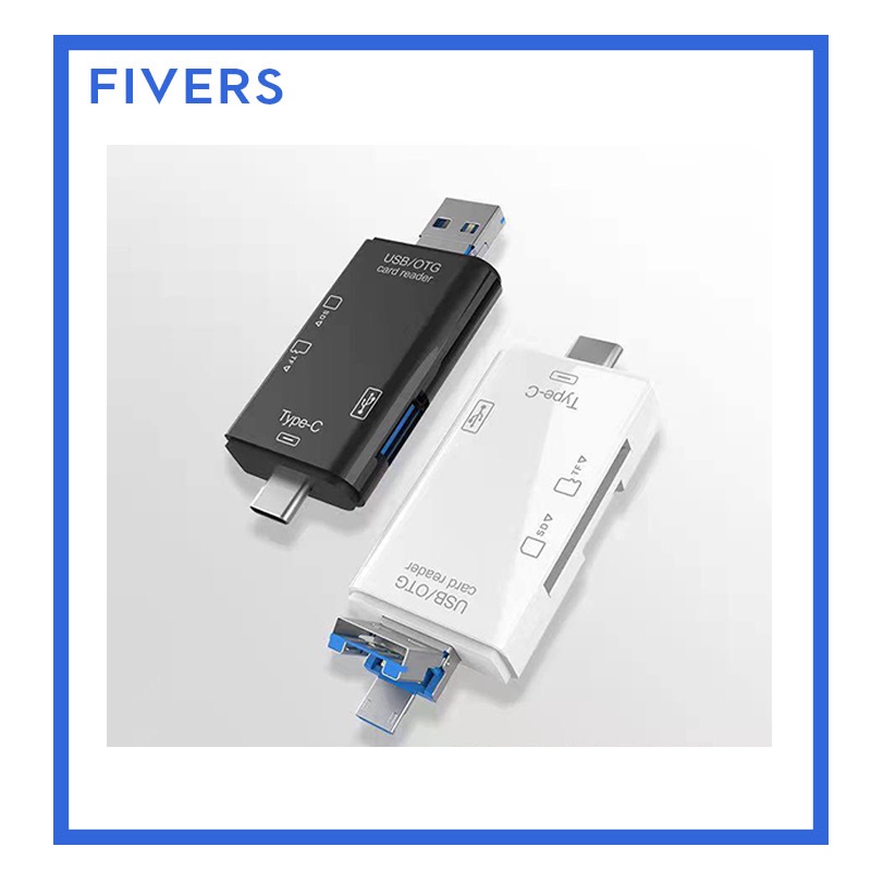 6 In 1 OTG USB 3.0 SD Card Reader USB Type C Adapter Micro TF SD USB