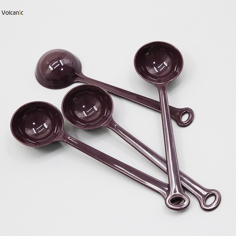 20g 19cm Coffee Longhandled Measuring Spoon/Brown Small Scoop/Fruit