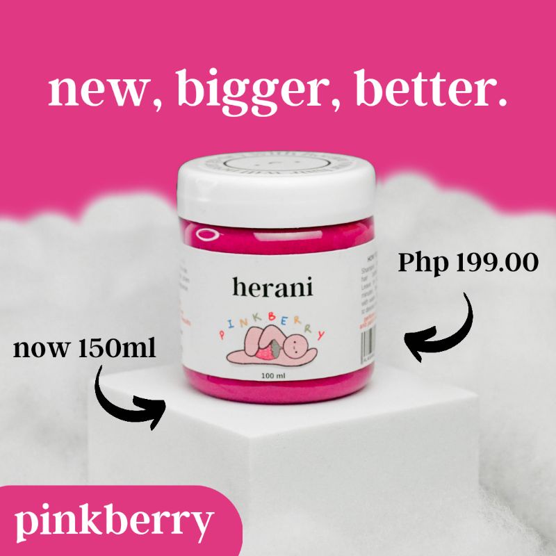 Pinkberry (150ml) Herani Hair Color Conditioner | Shopee Philippines