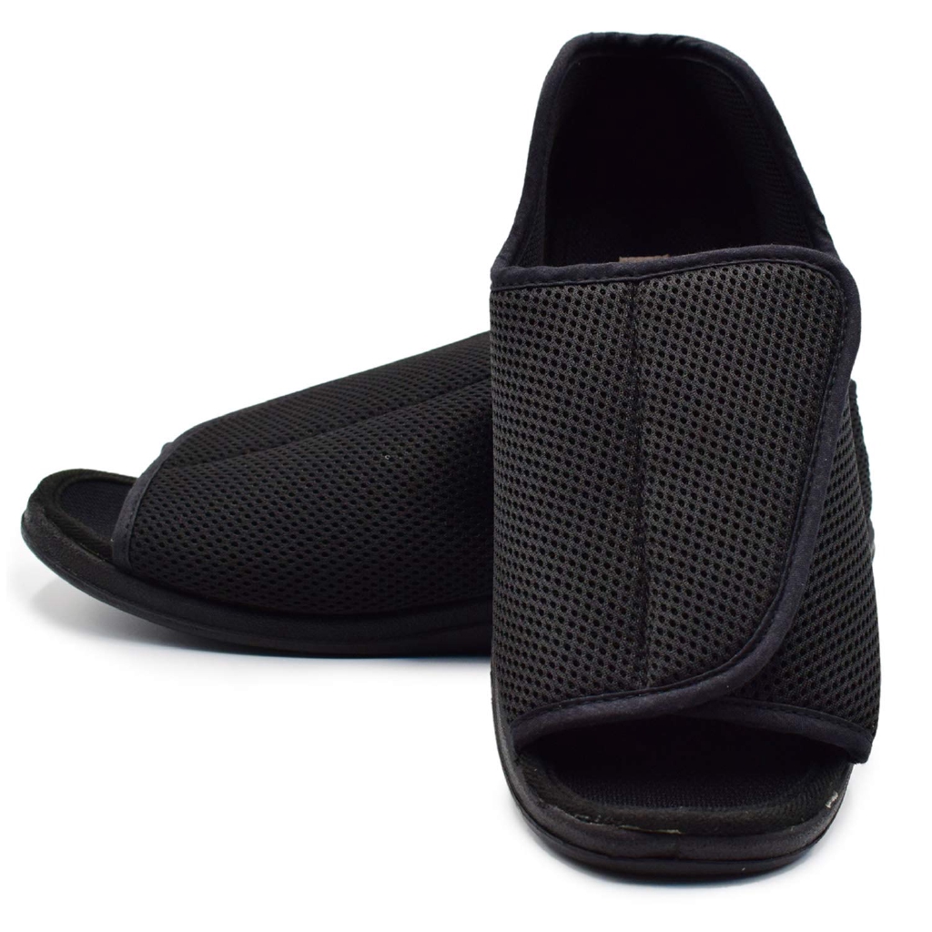 mens diabetic slippers wide width