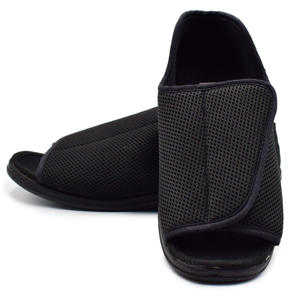 mens slippers extra wide width