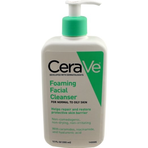 cerave foaming facial cleanser shopee