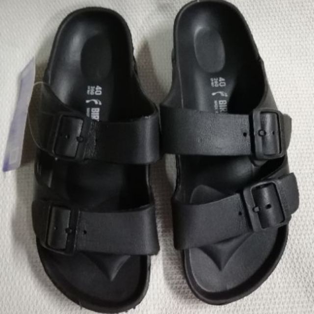 birkenstock rubber slide sandals