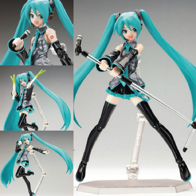 Lgm Stock Ready 15cm 6 Anime Vocaloid Hatsune Miku Action Figma Figure Collectibles Toy Doll Box Shopee Philippines