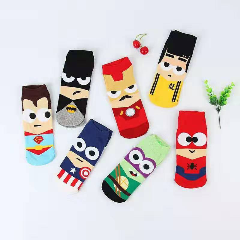 New Korean Cartoon Characters Socks Shopee Philippines