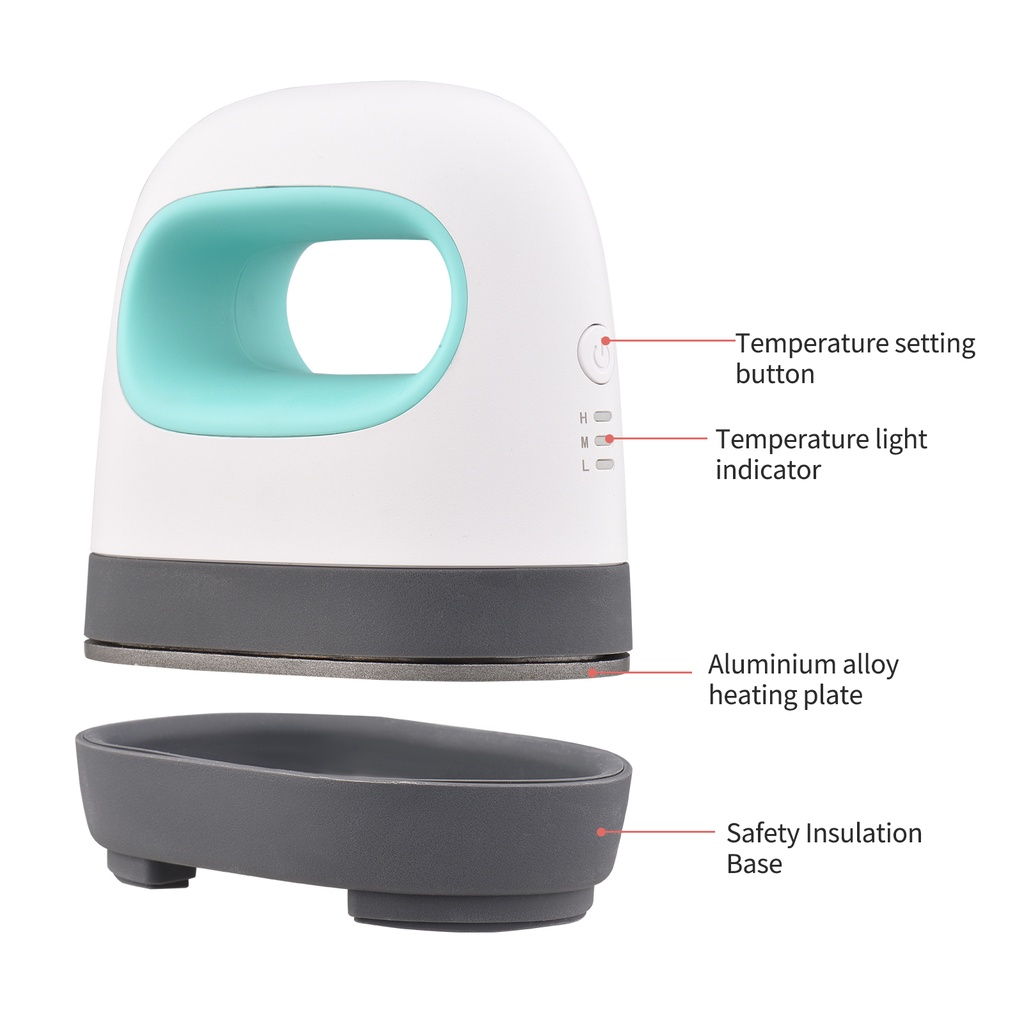 531Bag Mini Heat Press Machine T-Shirt Printing Easy Heating Transfer Press Iron Machines for Clothes Bags Hats Pads Blanket Leather Portable HTV Vinly Projects DIY Home Business