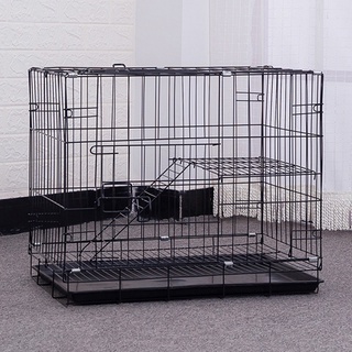 Cat Cage Collapsible 2/ 3 layers Cat Cage With Free Poop Tray Pet Cage Easy Assemble Kitten Cage #8