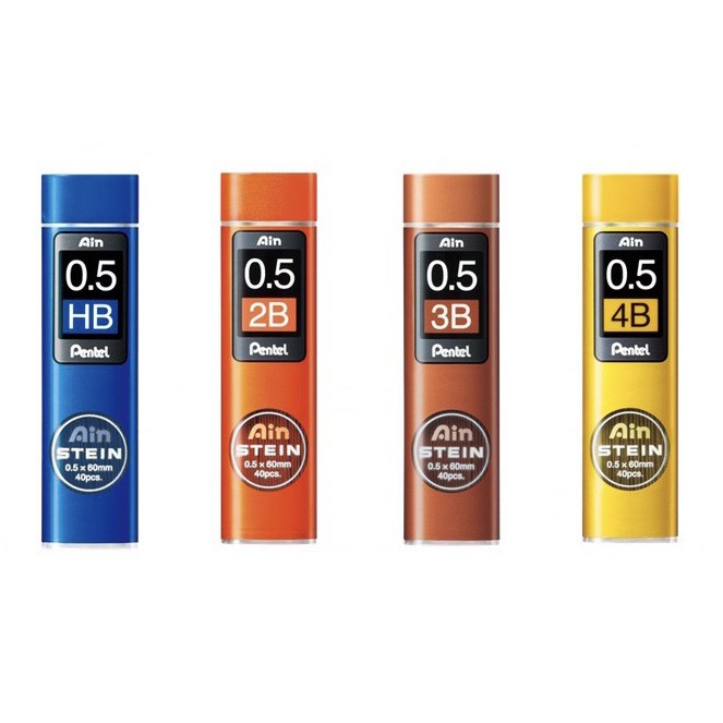 Pentel mechanical pencil lead size 0.5mm. Super Hipolymer / Ain Stein