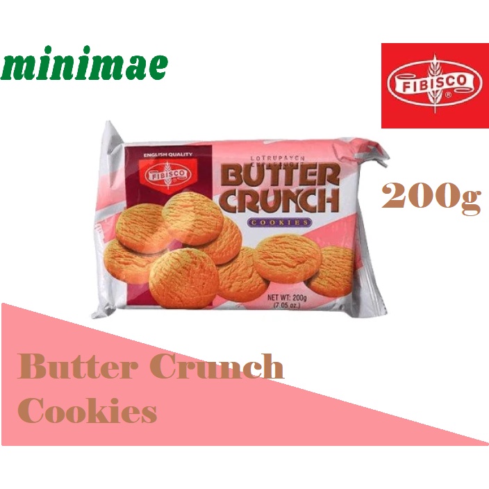Butter Crunch Cookies Fibisco 200g Shopee Philippines