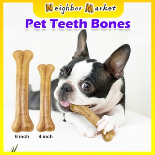 Pet Dog Toy Supplies Chews Toys Leather Cowhide Bone Molar Teeth Clean Stick Food Treats Puppy Bones