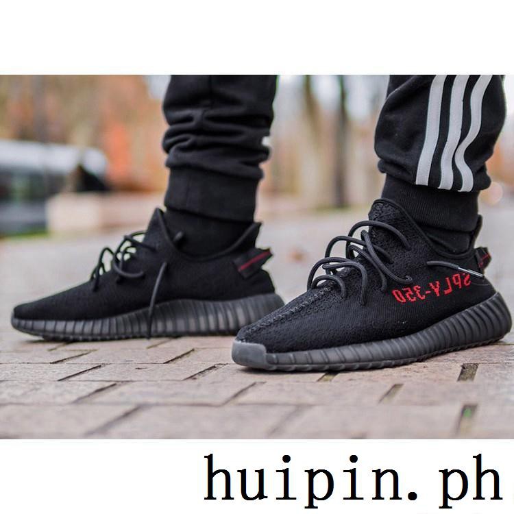 yeezy boost black and red