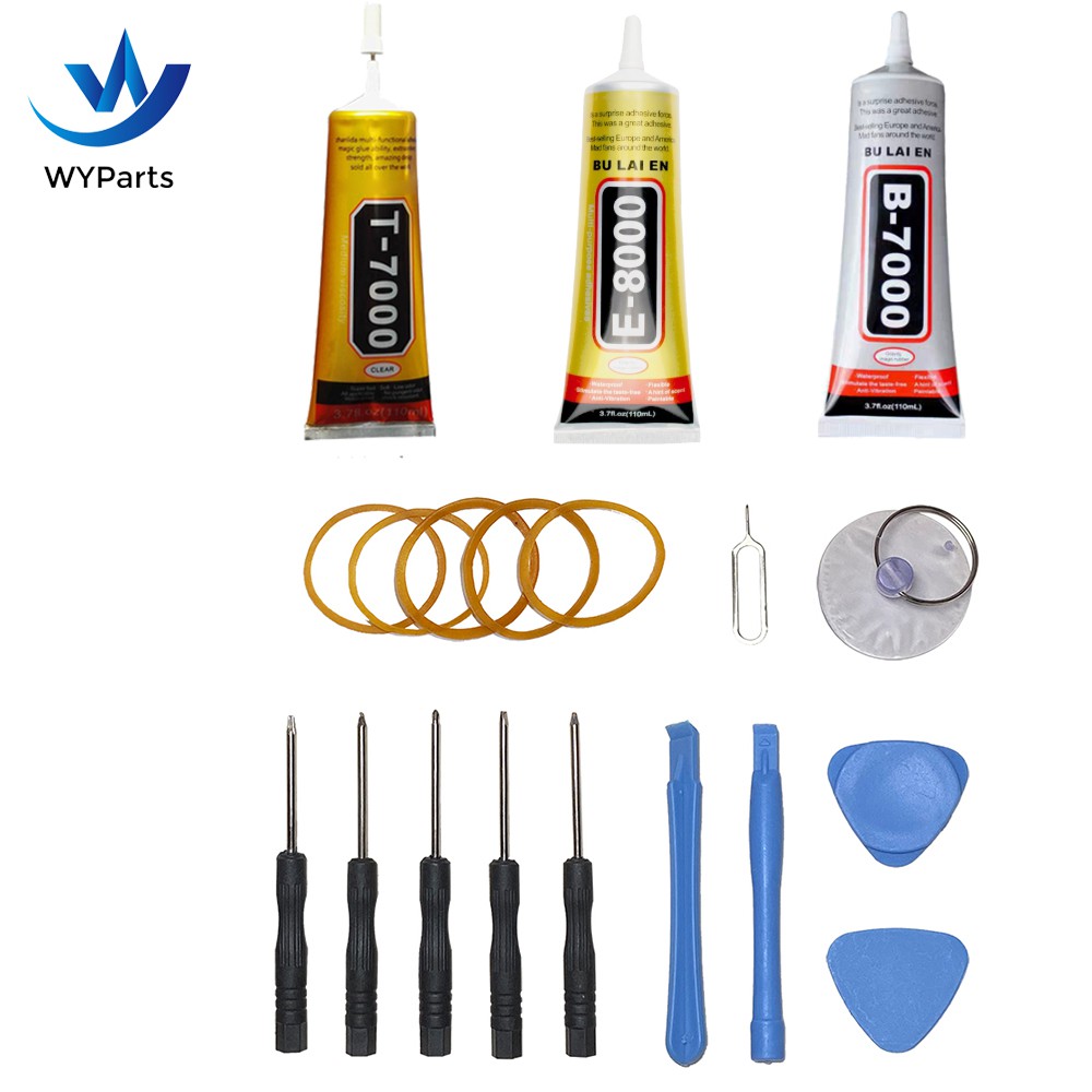 000 E8000 T7000 3ml 15ml 50ml 110ml Strong Adhesive With 11pcs Tools B 7000 Glue Mobile Phone Stickers Drilling Artists Diy Tools Shopee Philippines