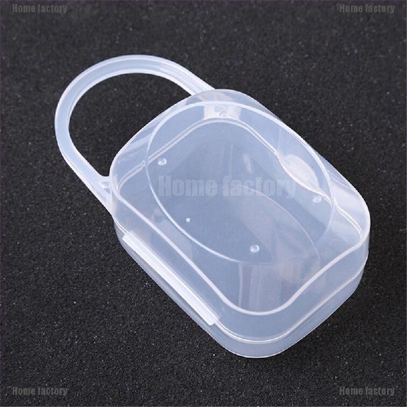 2PCS Portable Baby Nipple Box Infant Pacifier Cradle Case Holder Soother Box HF 