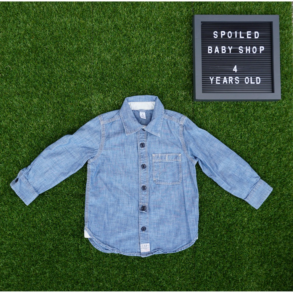 baby gap denim shirt