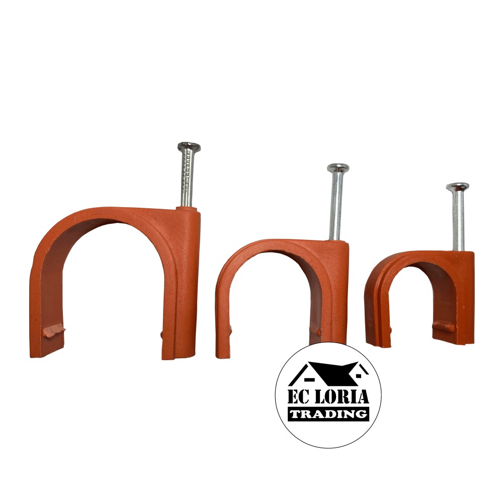 Rosco Electrical Orange PVC Clamp 1/2, 3/4, 1 (Flexible Plastic Conduit