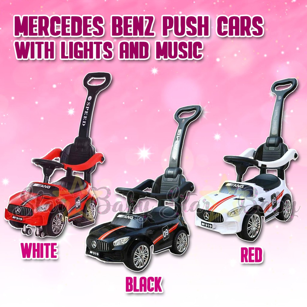 pink push car for toddlers