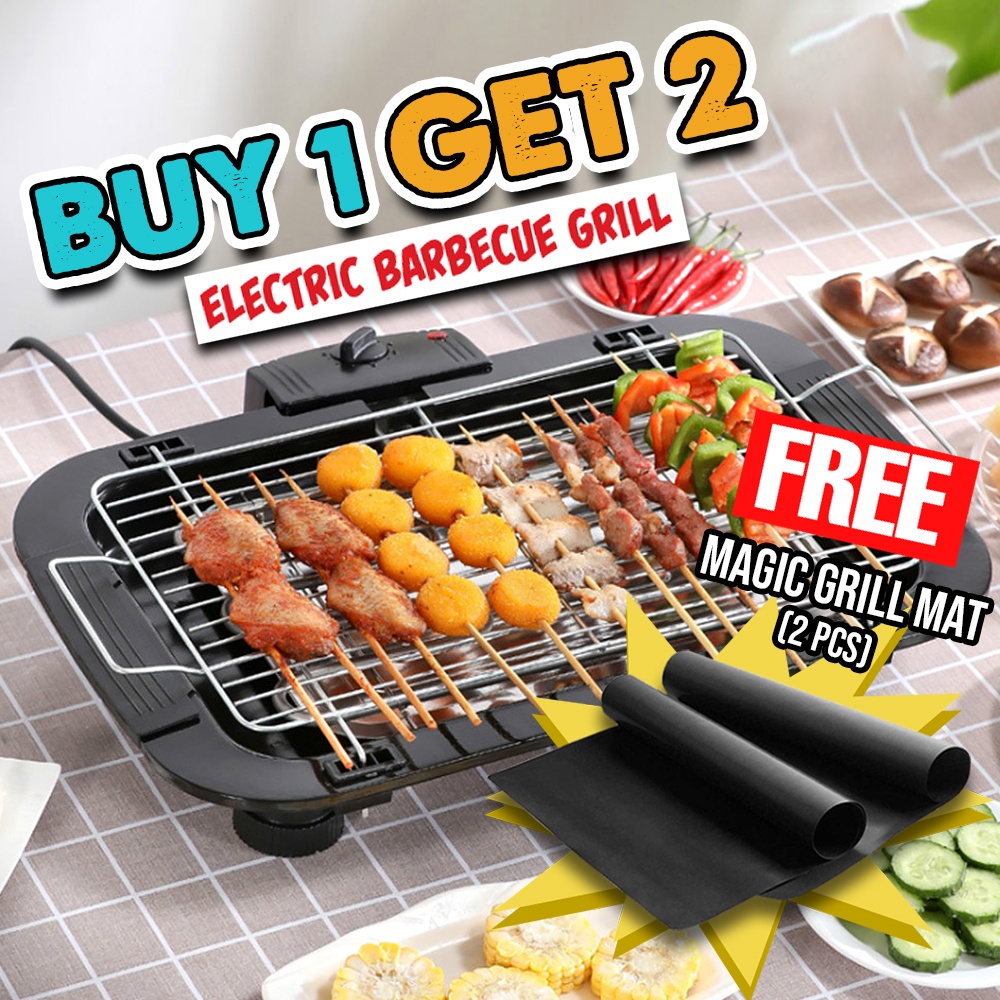 Buy 1 Smokeless BBQ Grill Multifunction Electric Barbecue Grill