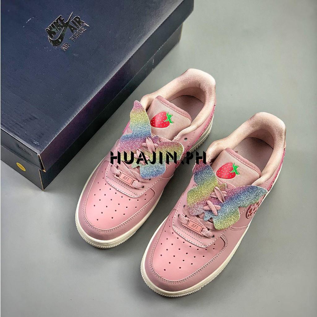 nike air force with butterflies