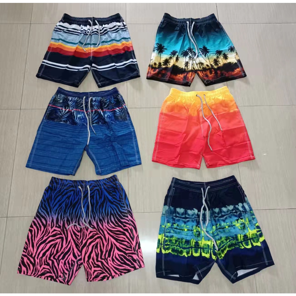 stretchable-full-print-summer-short-board-shorts-four-sizes-for-men-w