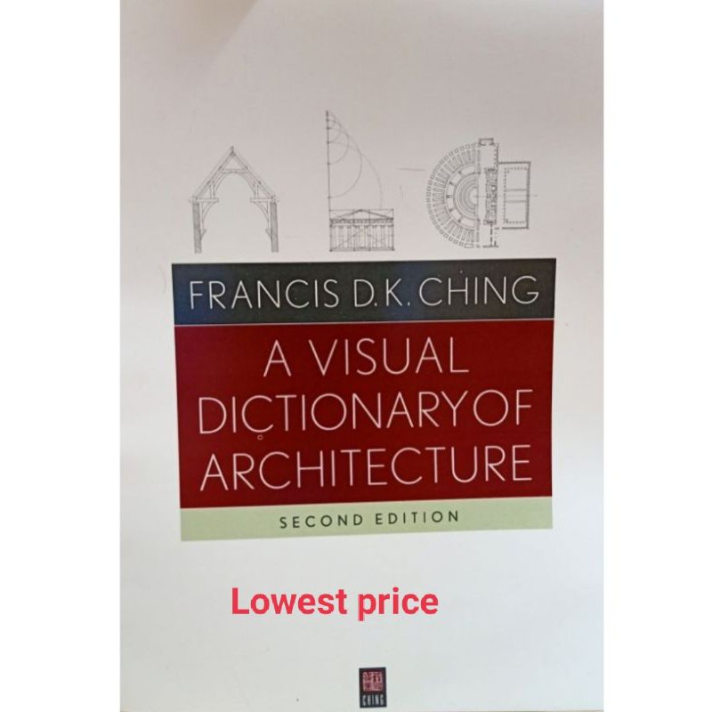 A visual dictionary of Architecture by D.k.Ching | Shopee Philippines