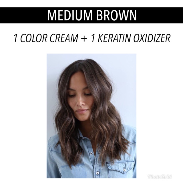 Medium Brown Hair Color Shopee Philippines