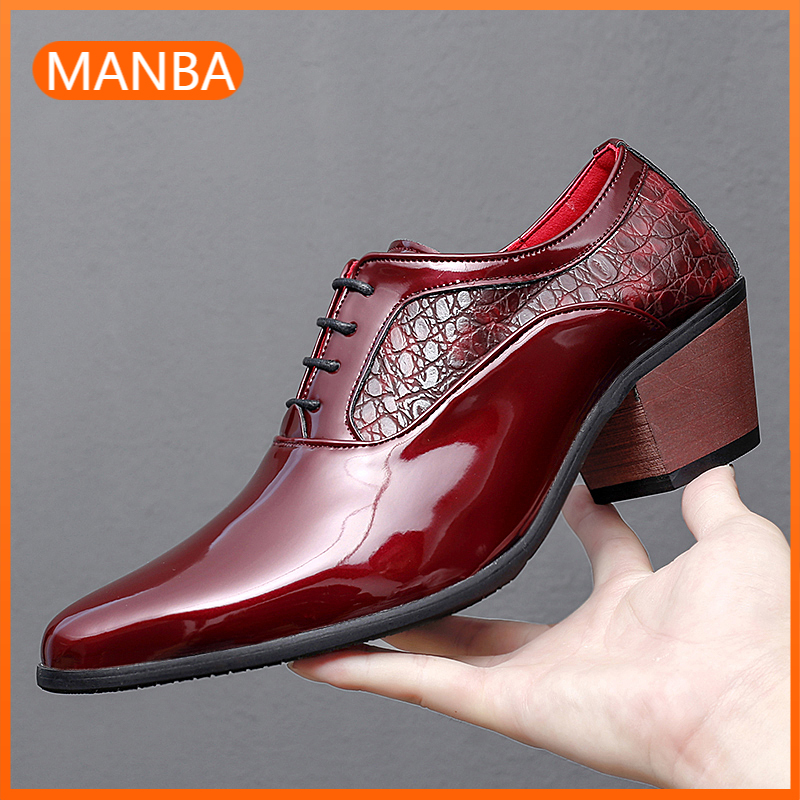 formal shoes red colour