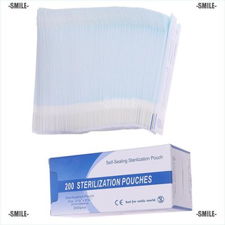 Smile  200pcs/box Disposable Self-Sealing Sterilization Pouches Bags #1
