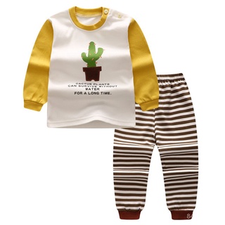 2pcs/set Long Sleeve Pyjamas Baby boys Clothing Cartoon  Printed Clothing suits #5