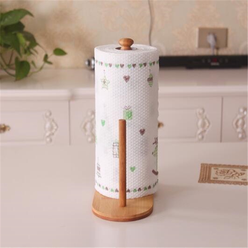 bamboo tissue holder