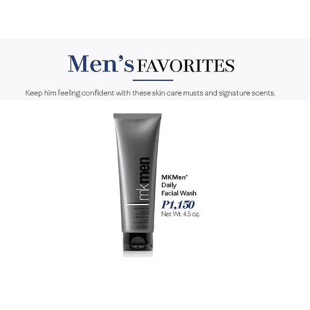 mk men facial wash