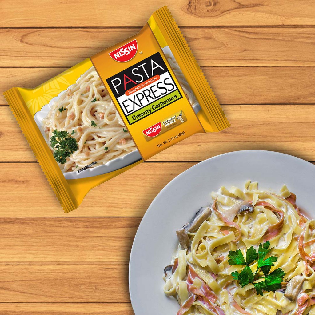 Nissin Pasta Creamy Carbonara 60g Shopee Philippines