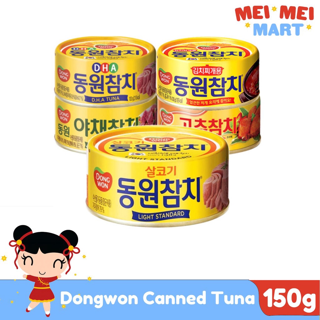 Dongwon Korean Canned Tuna Kimci Tuna Hot Chili Pepper Tuna 100g/ 150g
