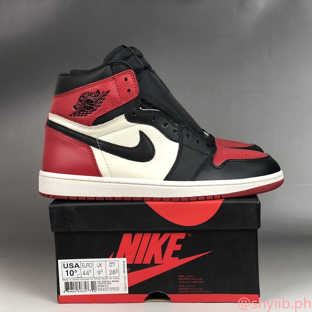 bred toe nike