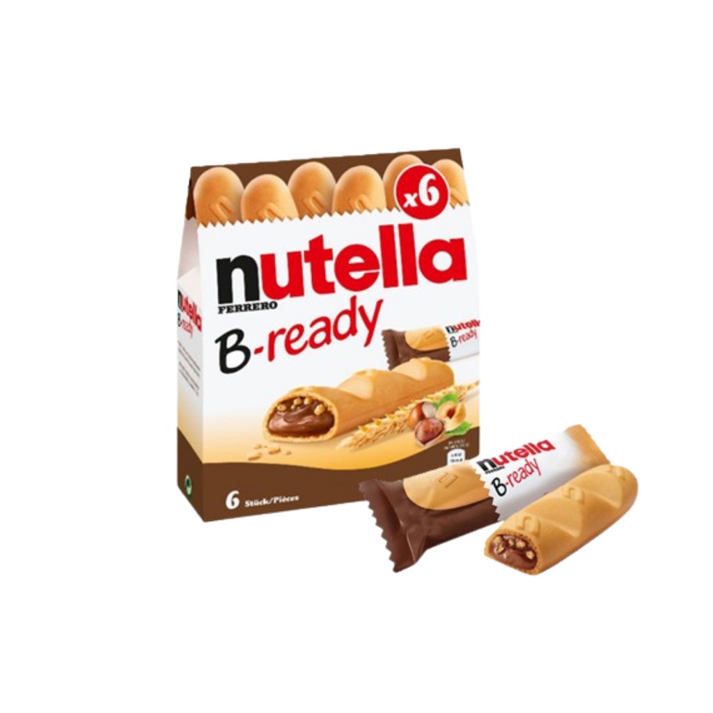 Nutella B Ready Nutella Biscuits Stuffed With Nutella Chocolate 132g Exp02 072022 Shopee