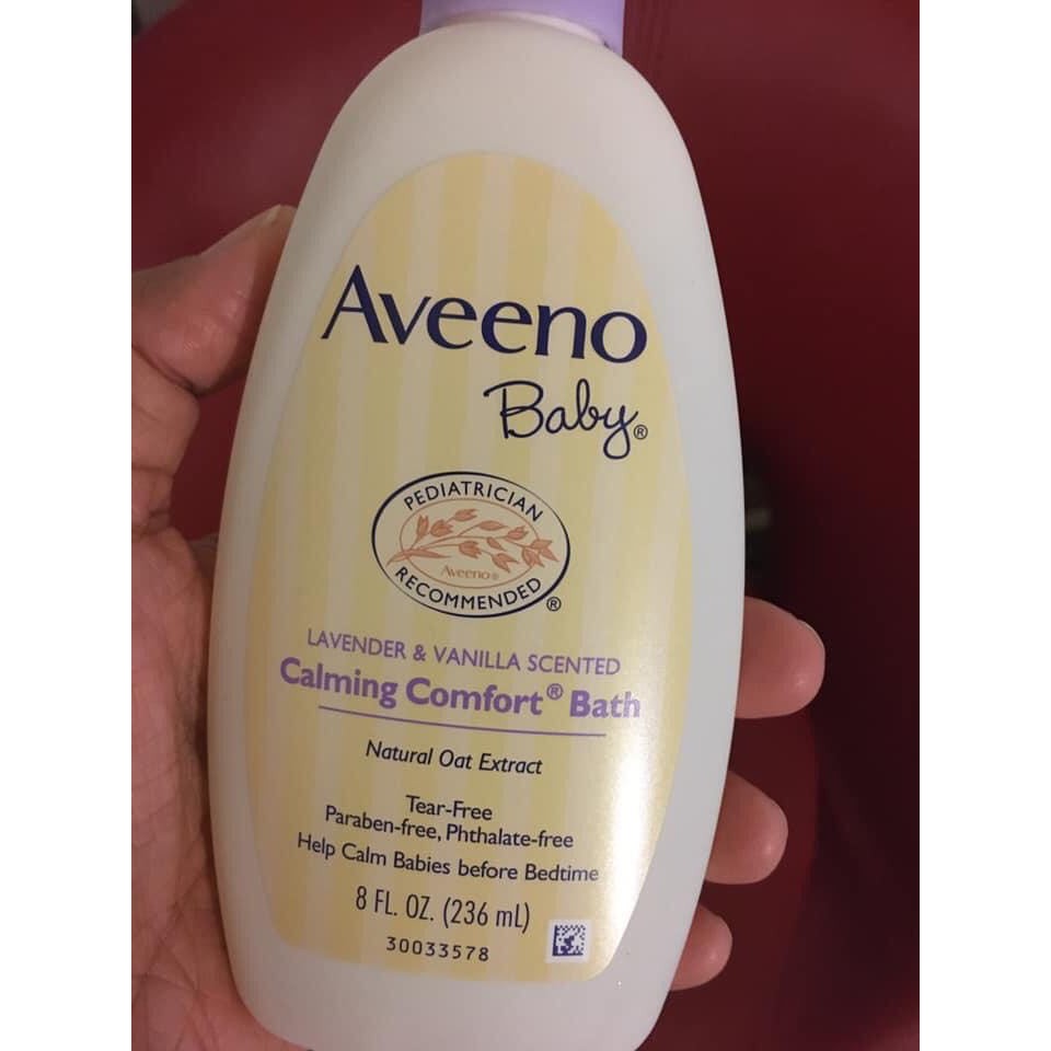 aveeno baby calming comfort bath