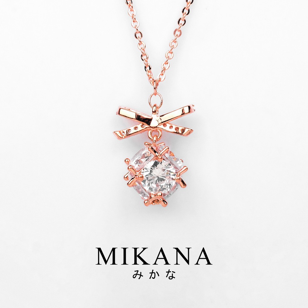 Mikana 18k Rose Gold Plated Mimori Pendant Necklace accessories for ...