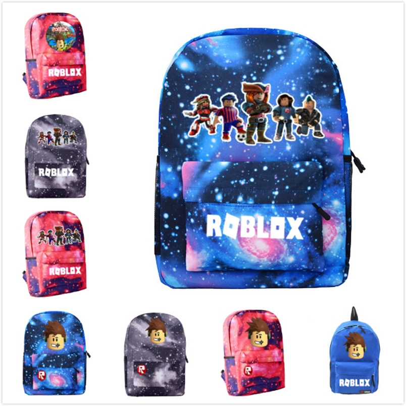 Kids Backpack Game Roblox School Backpack Student Canvas Bag Boys - roblox backpacks for school roblox suff in 2019 school bags