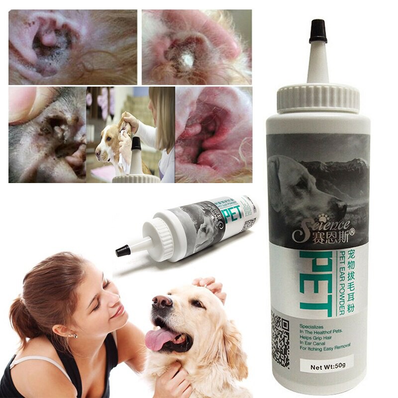 Paws Up Ear Cleaner Powder Pet Ear Powder For Dogs and Cats, Ear Health Care Easy to Remove Ear Hair #4