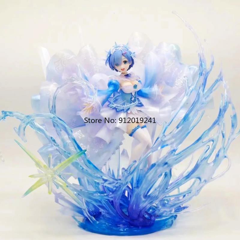 28CM Original ReZero kara Hajimeru Isekai Seikatsu REM Crystal dress