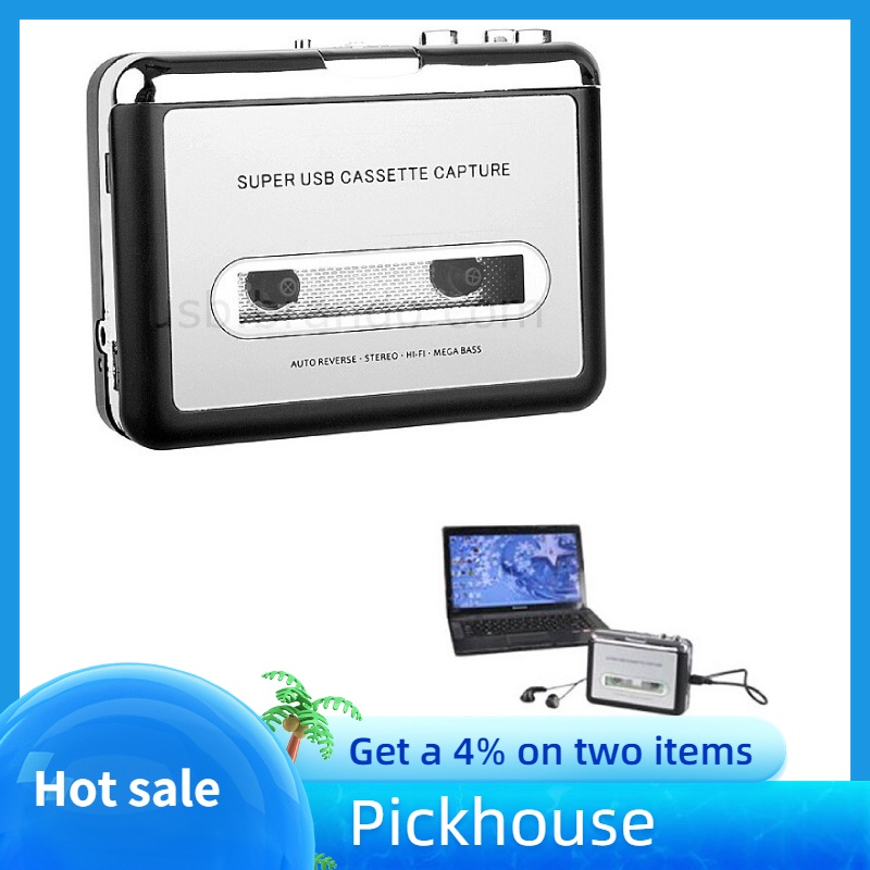 【Wholesale】High Quality USB Cassette Tape to PC MP3 CD Switcher