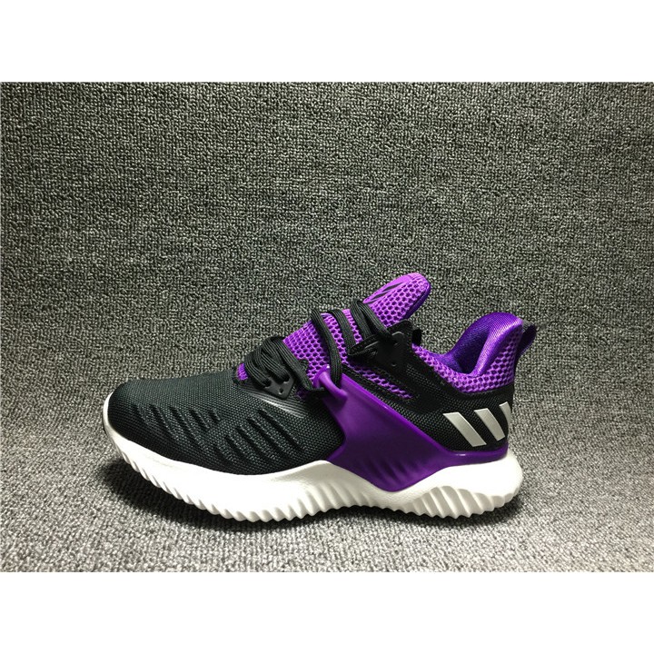 adidas alphabounce black and purple