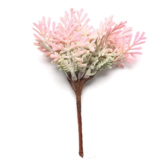 10 Bundle Mini Cypress Leaf Twig Artificial Flowers Plant for Wedding Decoration Christmas Ornament Bouquet DIY Crafts #6