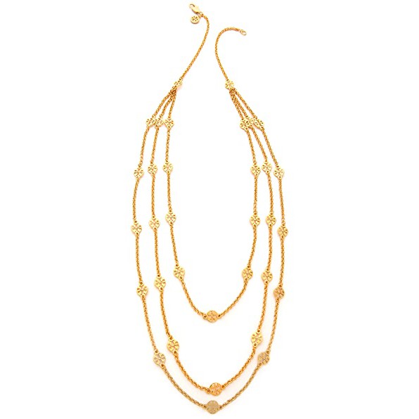 Introducir 99+ imagen tory burch multi strand logo bracelet Abzlocal.mx