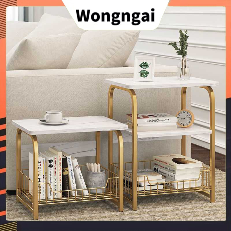 COD Ready Stock 3Tier Modern Wooden Veneer Table Coffee Table