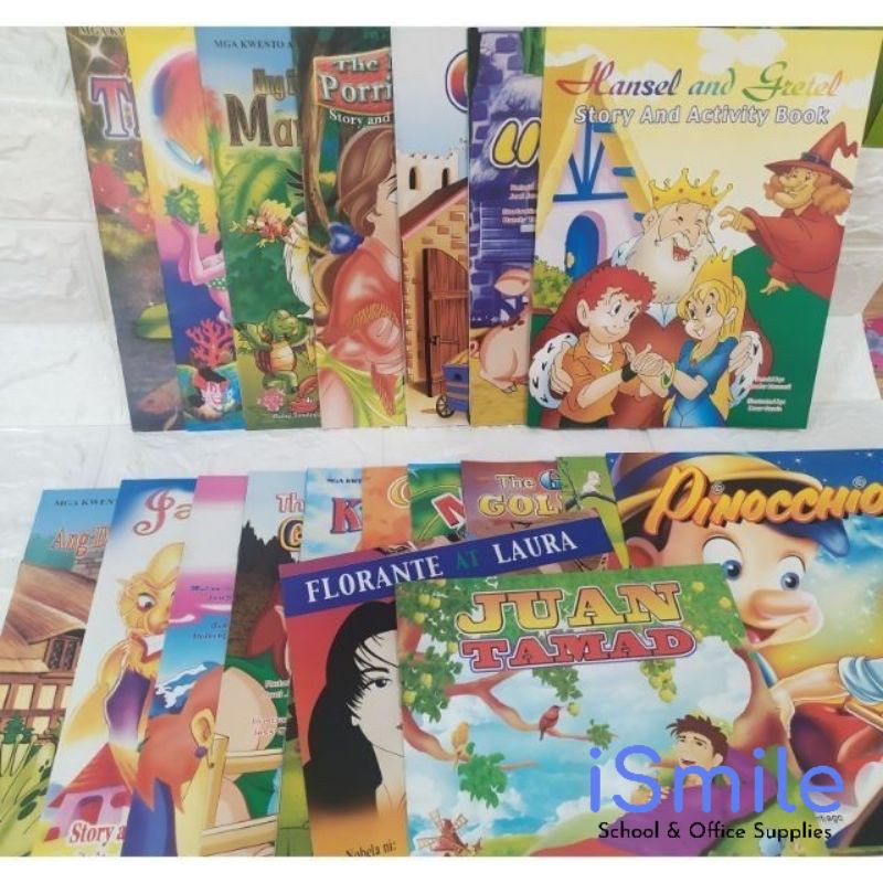 English/Tagalog Assorted Story books Shopee Philippines