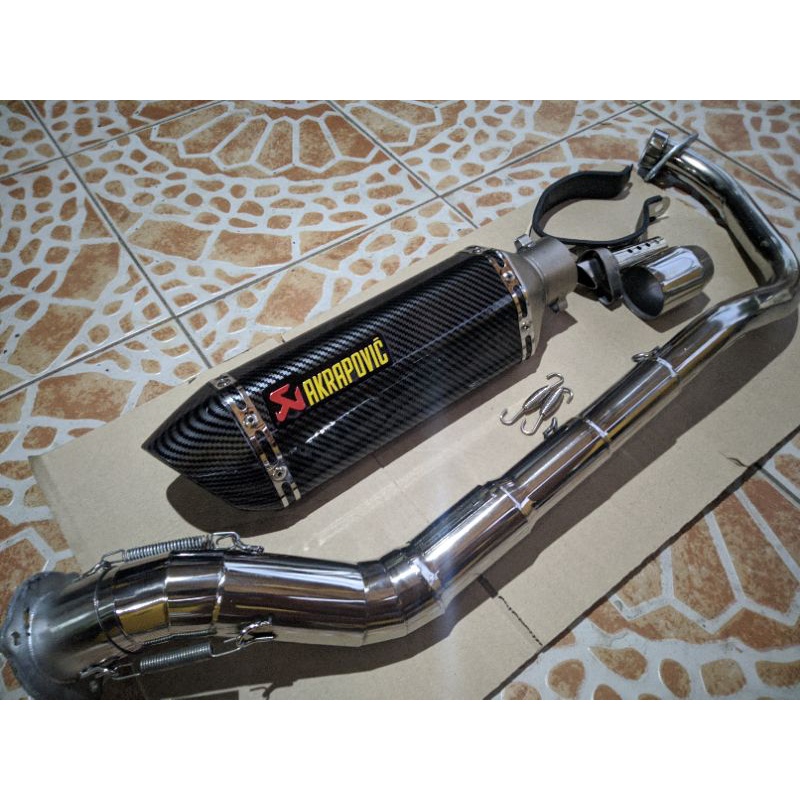 Akrapovic for Sniper 155 / 150 fullsystem exhaust muffler | Shopee ...