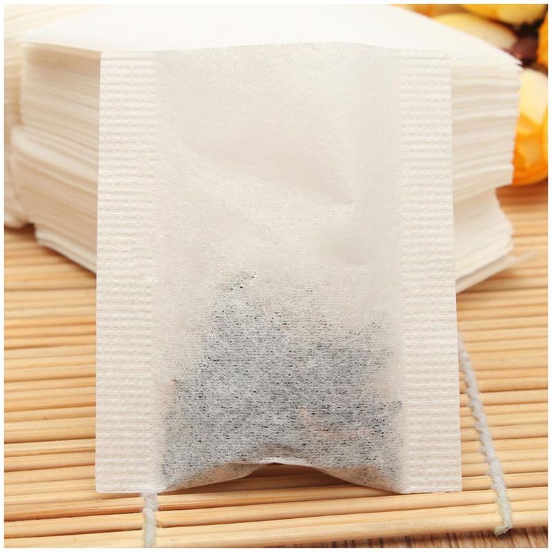 Details about   500X non-woven Empty Teabags String Heat Seal Paper Filter Herb Lo  oL 