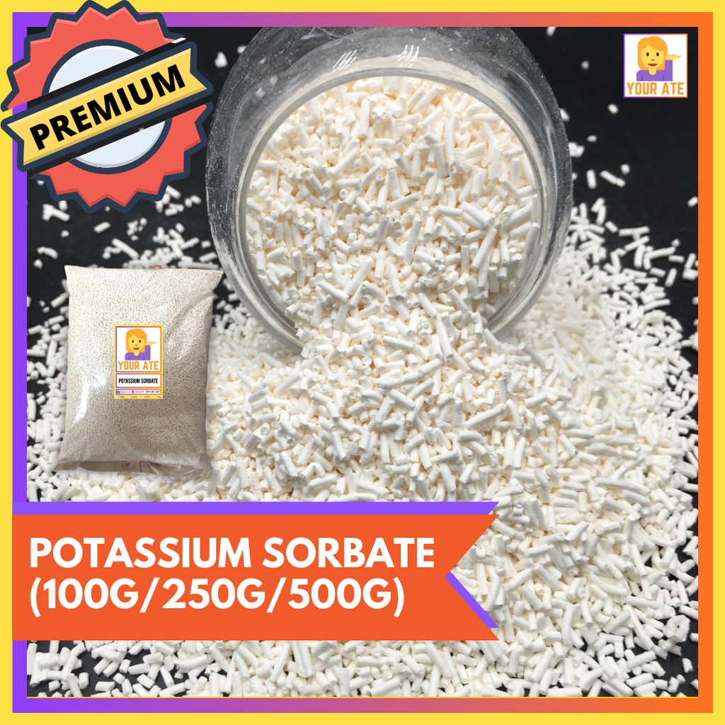 Potassium Sorbate Food Preservative (100g/ 250g/ 500g) Shopee