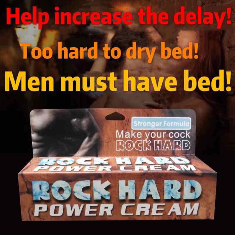 Rock hard penis cream