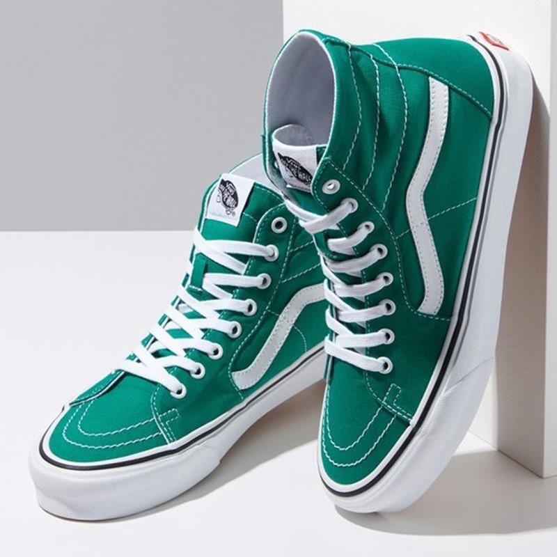 green hi top vans